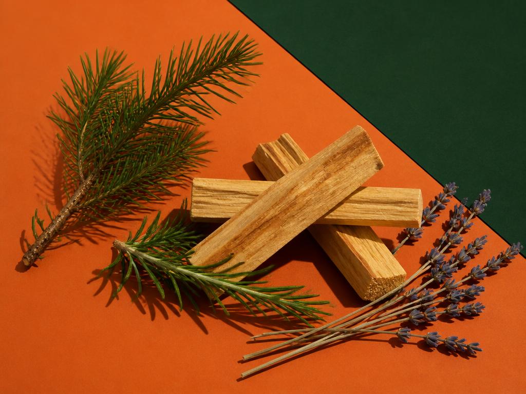 Scent notes for Wildwood: Palo Santo • Pine • Lavender • Rosemary • Musk